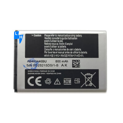 800mAh перезаряжаемая батарея AB466346BU B309 F299 для мобильного телефона Samsung E339