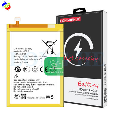 BL-30RT Аккумулятор для Tecno W5 Lite W5 K7 K8 WX5 3.85V 3000mAh Мобильная телефонная система