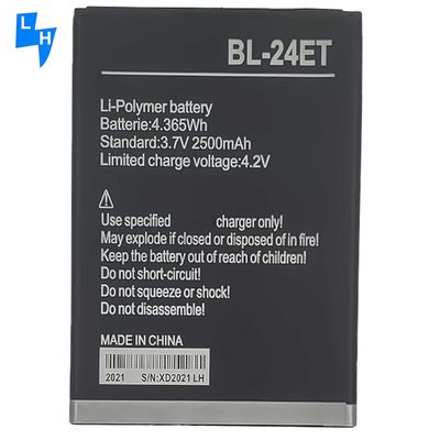 Двойная защита IC BL-24ET 2500mAh B1F батарея для защиты мобильных телефонов Tecno F3