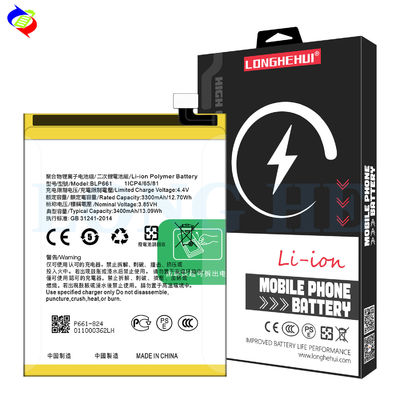 BLP661 Аккумулятор заряжаемый 3400mAh для мобильного телефона Realme 1 A3 A3m F7 CPH1821