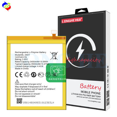 Tecno Phantom 9 Аккумулятор для мобильных телефонов 3500mAh BL-34DT Акумуляторы для перезарядки OEM/ODM
