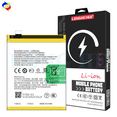 ODM совместим для OPPO 4025mAh BLP755 Reno 3 CPH2009 PCRM00 PCRT00 Мобильная батарея