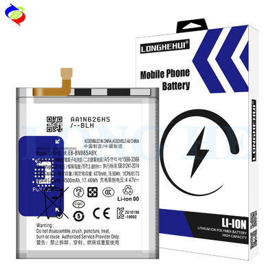 100% 0 Цикл EB-BN985ABY Литий-ионный аккумулятор для Samsung Note20 Ultra аккумуляторы для телефонов