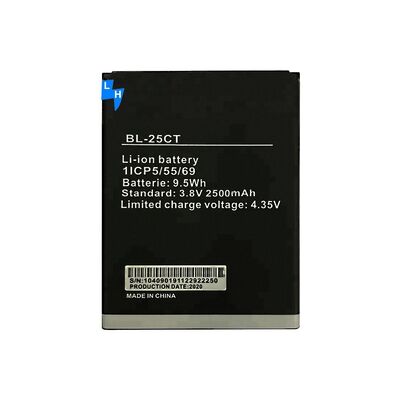 Обновить свой Tecno C5 с 2050mAh BL-25CT Заменяемая батарея черный