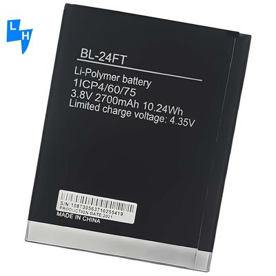Совместимое для перезаряжаемых батарей Tecno Литий полимер BL-24FT 3.8V 2700mAh