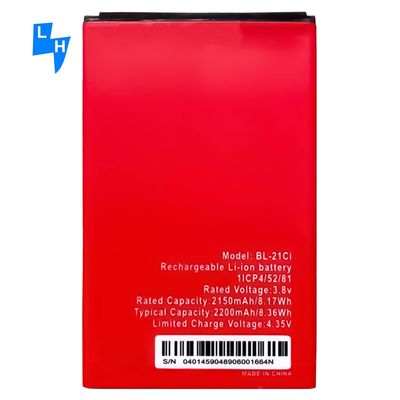 Черный 2200mAh емкость BL-21Ci OEM литий-ионный аккумулятор для мобильных телефонов для itel A33 аккумуляторы