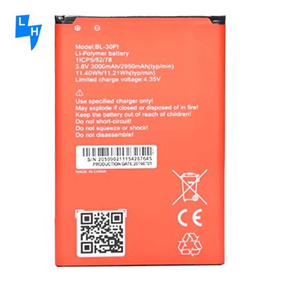 BL-30PI 3000mAh OEM литий-ионный аккумулятор для мобильных телефонов для Itel 1408 Batteira