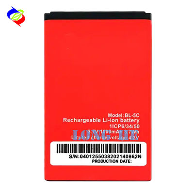 BL-5C 1000mAh аккумулятор с двойной защитой IC и передовой технологией литий-полимер