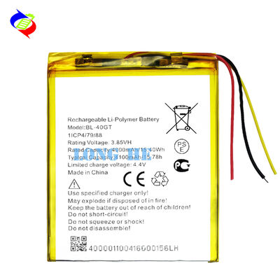 4100mAh Заменяющая батарея для Tecno 1704 BL-40GT Телефон Долговечная производительность