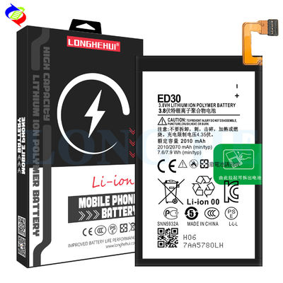 ED30 3,8V 2010mAh Литий полимерный аккумулятор для замены MOQ ODM/OEM