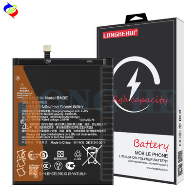 Аккумулятор BM3E 3.85V 3400mAh Мобильный аккумулятор для смартфона Xiaomi 8 Замена Черный