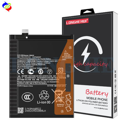 BM4W перезаряжаемая литий-ионная полимерная батарея 4820mAh 3.87V для мобильного телефона Note 9 Pro 5G