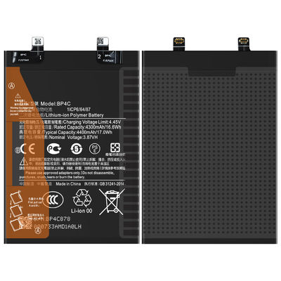 Заменяющая батарея 4400mAh для Xiaomi Redmi note11T Pro Black BP4C батареи для телефонов