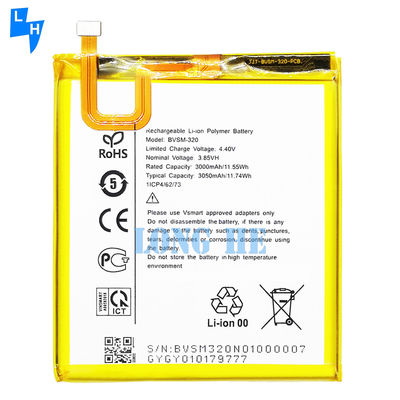 OEM BVSM-320 4.35V 3050mAh Желтая литиевая полимерная батарея для Vsmart Star