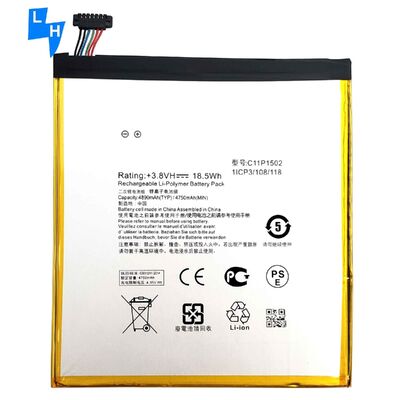 Аккумулятор 4890mAh Tab для ASUS ZenPad 10 аккумулятор z300c z300cl z300cg p023 p01t 10.1 C11P1502