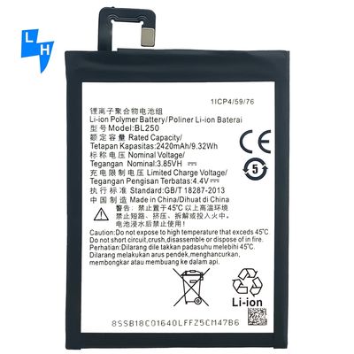 BL250 Аккумулятор для Lenovo Vibe S1/S1C50/S1A40 2420mAh Высокая емкость и долговечность