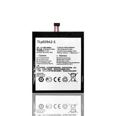 Белый цвет TLP029A2 3.8V 2910mAh Литиевая полимерная батарея для замены