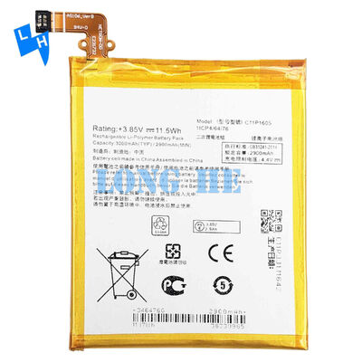 Белая батарея C11P1605 для ASUS ZenFone3 ZS550KL Z01FD оригинальная литий-ионная