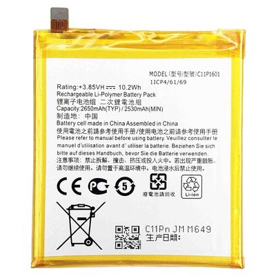 ASUA Zen Fone Live ZB501KL Полимерный литийный аккумулятор 2600mAh 3.85V Белый для мобильного телефона