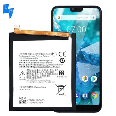 Nokia5 2018 Nokia X5 Аккумулятор для мобильных телефонов HE342 Для 500 штук MOQ