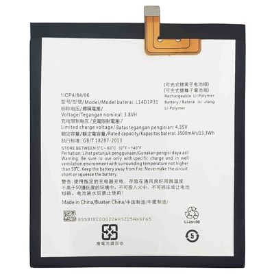Мощный аккумулятор L14D1P31 с двойной защитой для Lenovo Phab Plus TB-7703X Tab