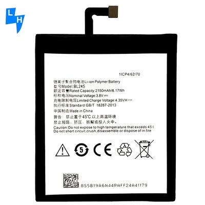 Черная перезаряжаемая литий-ионная полимерная батарея BL245 3500mAh 4.4V для Lenovo S60 S60-T S60