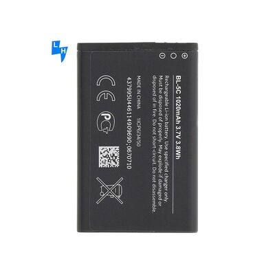 Аккумулятор для мобильного телефона BL-5C 1020mAh 800mAh 600mAh Замена для Nokia