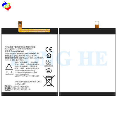 Защита Двойной IC Защита перезаряжаемая 3500mAh батарея для Nokia 6 N6 OEM HE335