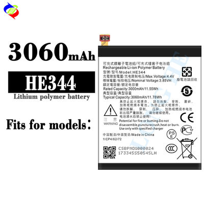 3060mAh HE344 Для смартфонов Nokia Аккумулятор литийного полимера для мобильных телефонов