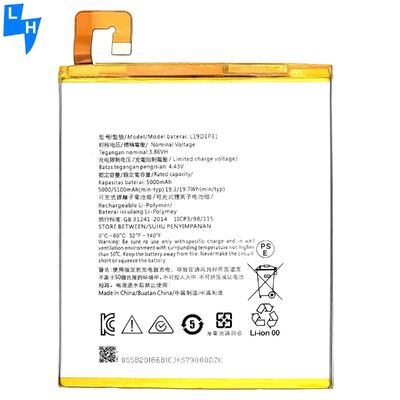 100% оригинальная аккумуляторная батарея для Lenovo Tab M8 HD TB-8505X 8505F 8505FS