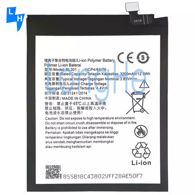 3200mAh BL301 Для Lenovo K6 Enjoy L38082 Литий полимерная батарея двойной защиты IC