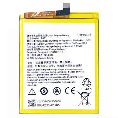 LB001 2580mAh 3,8V литий-ионный полимерный аккумулятор для мобильного телефона Lenovo K320T