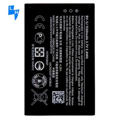 Белый 1560mAh BV-5J Литий-ионный аккумулятор для Lumia 435 Dual SIM Lumia 532 Smartphone Для Nokia