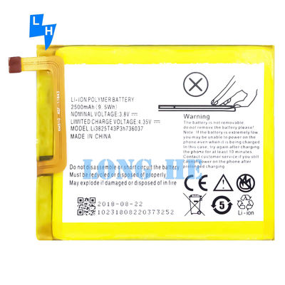 ZTE Blade A2 V7 Lite BV0720 Li3825T43P3h736037 Батарея с высокой емкостью 2500mAh OEM