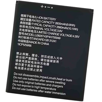 Li3826T43P4h705949 Аккумулятор для ZTE Blade A530 A606 BA530 BA606 L210 Замена 2600mAh