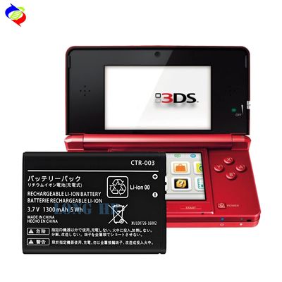 Nintendo 3DS CTR-003 Литий-ионный аккумулятор замена 1300mAh 3.7V Черный