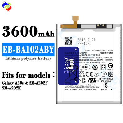 3600mAh Литий полимерная батарея EB-BA102ABY для Samsung Galaxy A20e SM-A202F SM-A202K батарея телефона