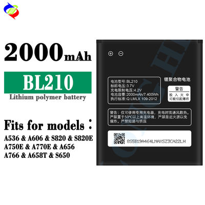 аккумулятор мобильного телефона хорошего качества для Lenovo BL210 S820 S650 A656 A766 A770E A750E A658T