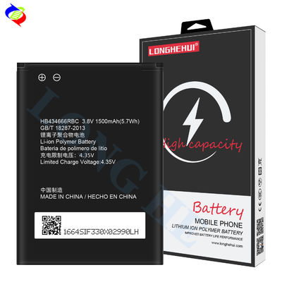 Китайская фабрика 3.8V 1500mAh аккумулятор HB434666RBC для Huawei E5573s-806 E-606 E5577 перезаряжаемая литийная батарея
