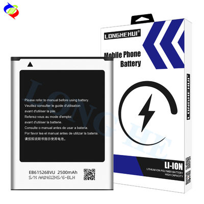 100% новый перезаряжаемый литий-ионный аккумулятор EB615268VU для Samsung Note 1 GT N7000 I9220 N7005 I9228 I889 I717 2500mAh 3.7V